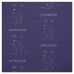 Zodiac Constellation Ophiuchus Fabric