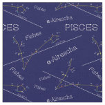 Zodiac Constellation Pisces Fabric