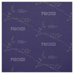Zodiac Constellation Pisces Fabric