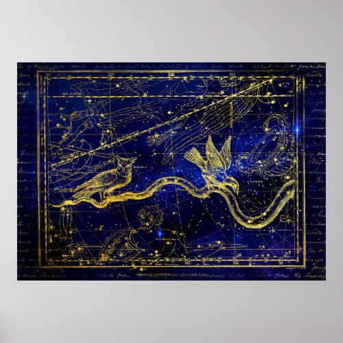 zodiac constellation poster