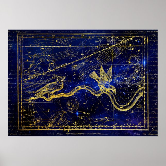 zodiac constellation poster (Front)