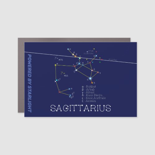 Zodiac Constellation Sagittarius Car Magnet