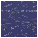 Zodiac Constellation Sagittarius Fabric