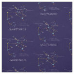 Zodiac Constellation Sagittarius Fabric