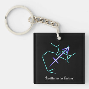 Zodiac Constellation Sagittarius Keychain