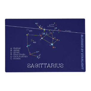 Zodiac Constellation Sagittarius Placemat