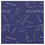  Zodiac Constellation Scorpius Fabric
