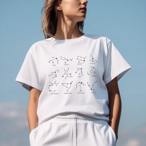 Zodiac Constellation T_Shirt