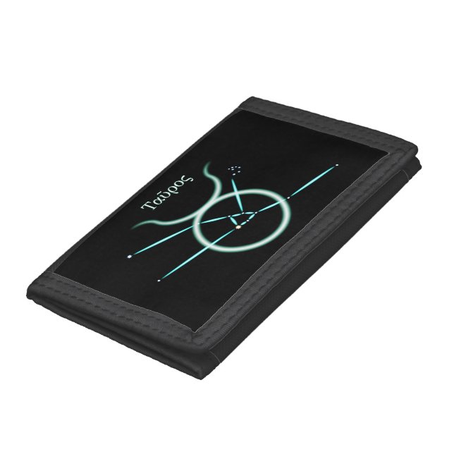 Zodiac Constellation Taurus Tri-fold Wallet (Bottom)