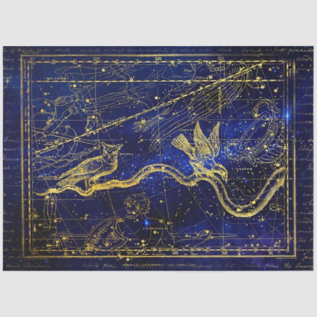 zodiac constellation tissue paper (Front)
