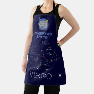 Zodiac Constellation Virgo Apron