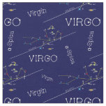 Zodiac Constellation Virgo Fabric