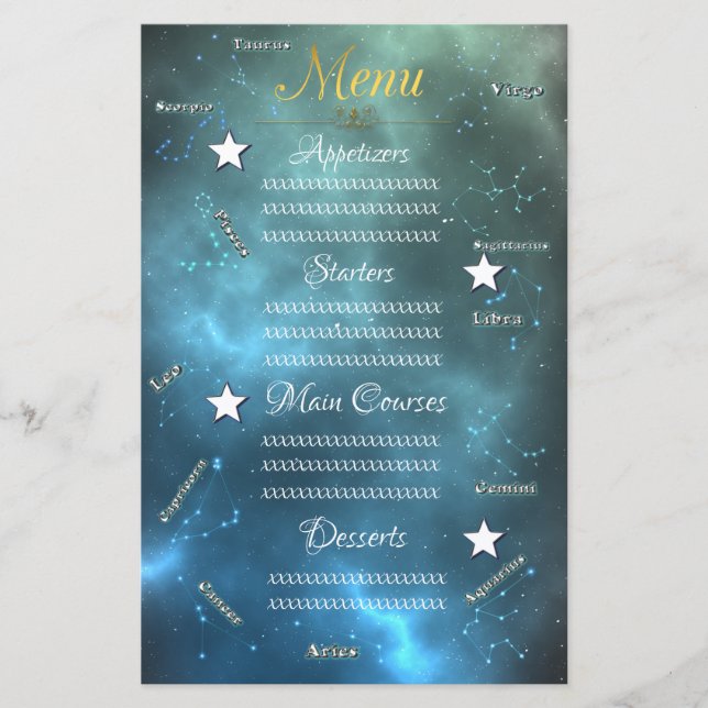 Zodiac constellations (Front)