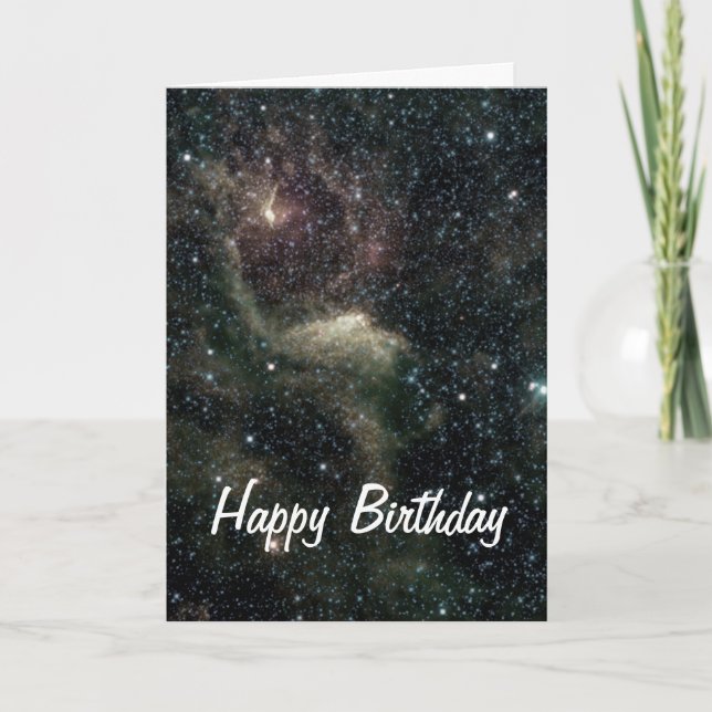 Zodiac Create Your Own Birthday or Christmas Holiday Card (Front)