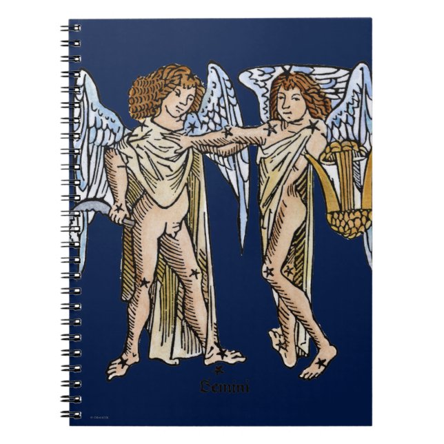 Zodiac: Gemini, 1482 Notebook (Front)