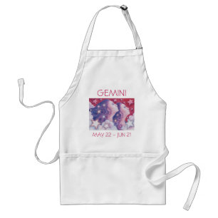 Zodiac Gemini apron