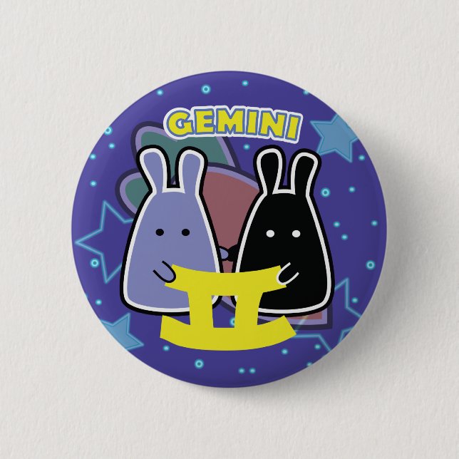 ZODIAC - GEMINI BUTTON (Front)