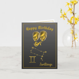 Zodiac Gemini - Card