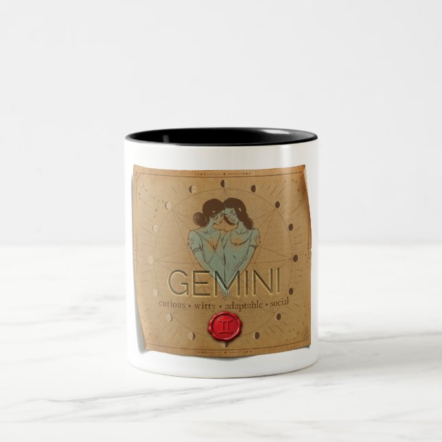 Zodiac - Gemini - Coffee Mug (Center)
