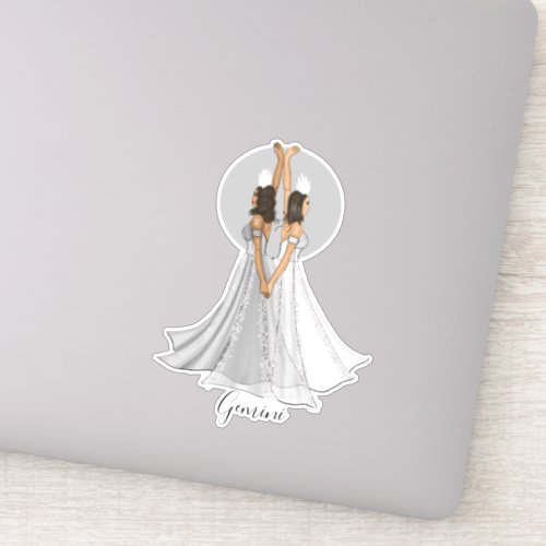 Zodiac Gemini Goddess Custom Sticker