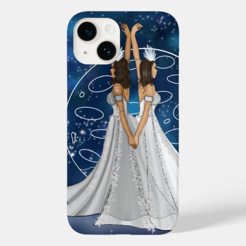 Zodiac Gemini Goddess With Planet Mercury  Case_Mate iPhone 14 Case