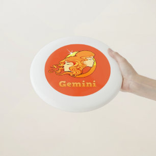 Zodiac Gemini illustration Wham-O Frisbee