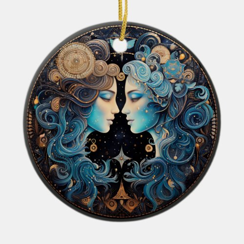 Zodiac Gemini Personalized Astrology Ornament