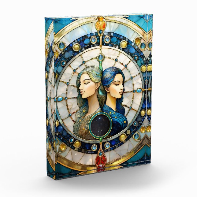 Zodiac - Gemini The Twins Photo Block (Left)