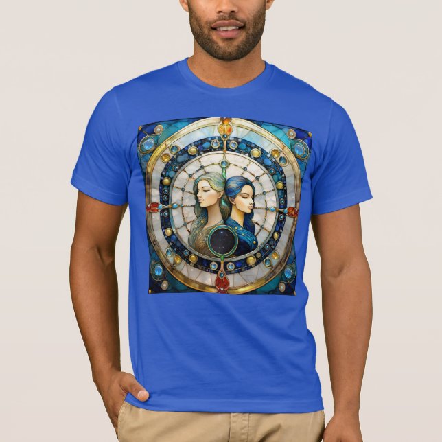 Zodiac - Gemini The Twins T-Shirt (Front)