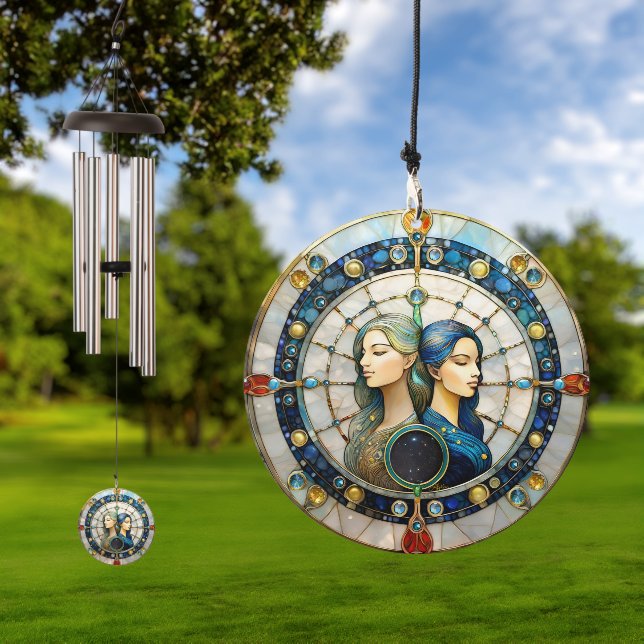 Zodiac - Gemini The Twins Wind Chime (Outdoor)