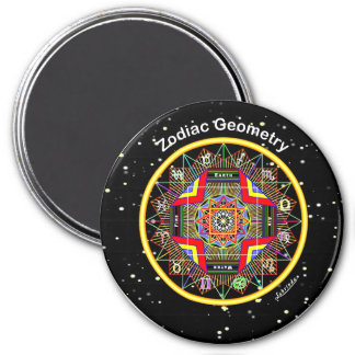 Zodiac Geometry Magnet