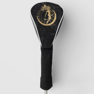 Zodiac Goddess Cosmic Gold Libra Astrology Golf Head Cover