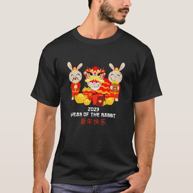 Zodiac Happy Chinese New Year Outfit Year Of The R T-Shirt (Front)