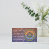 Zodiac Horoscope Business Card (Standing Front)