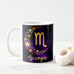 Zodiac Horoscope Scorpio Design Coffee Mug Cup