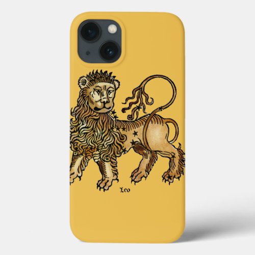 Zodiac Leo 1482 iPhone 13 Case