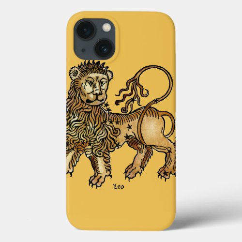 Zodiac Leo 1482 iPhone 13 Case