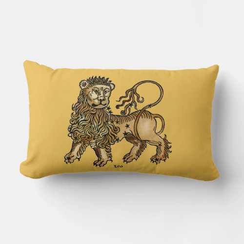 Zodiac Leo 1482 Lumbar Pillow