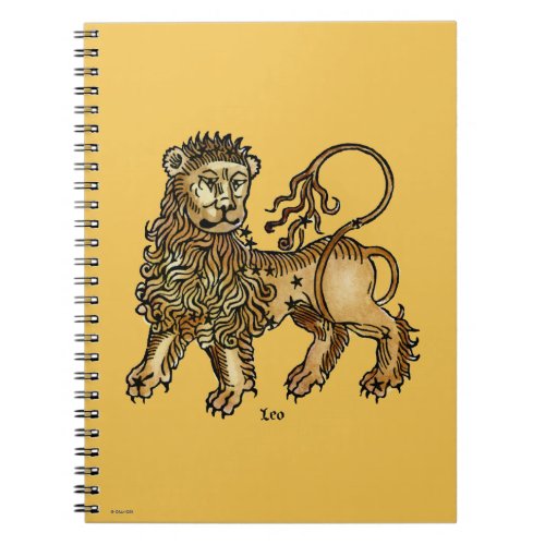 Zodiac Leo 1482 Notebook