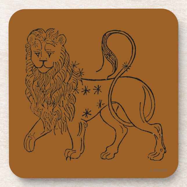 Zodiac: Leo, 1494 Beverage Coaster (Front)