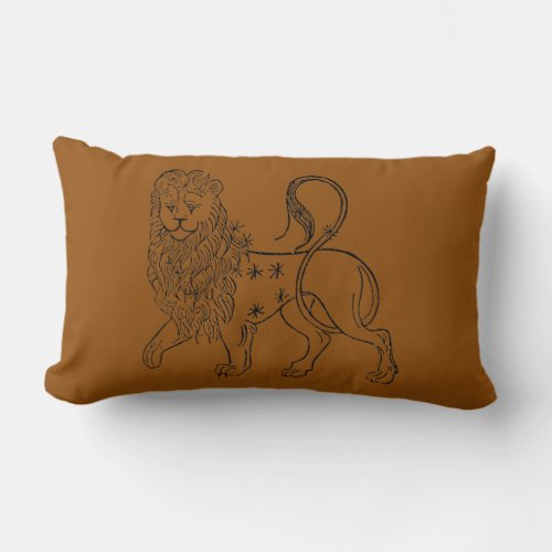 Zodiac Leo 1494 Lumbar Pillow