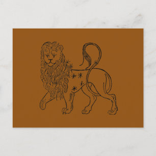 Zodiac: Leo, 1494 Postcard