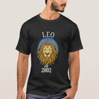Zodiac Leo Born in 2002 T-Shirt