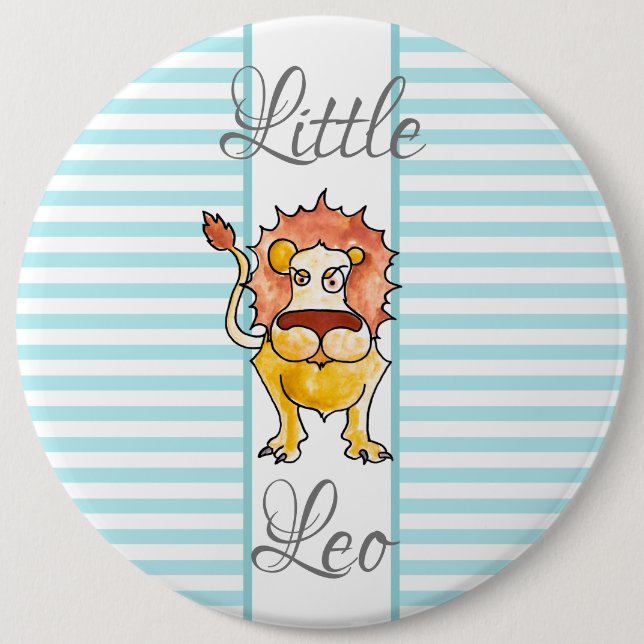 Zodiac Leo Button (Front)