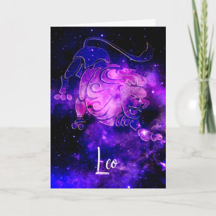 Zodiac : Leo Card