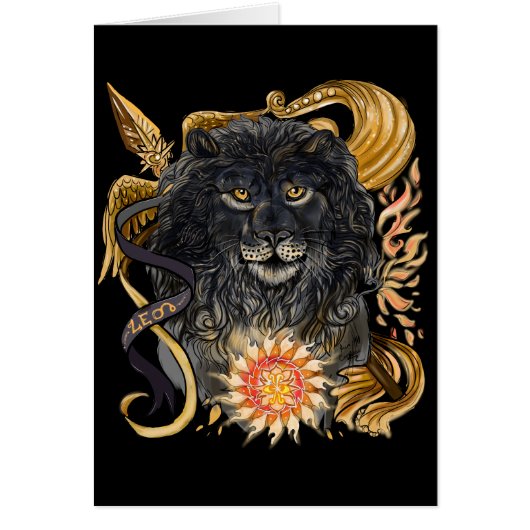 Zodiac Leo Cards (Front)