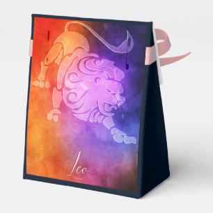 Zodiac : Leo Colorful Candy Colors Favor Boxes