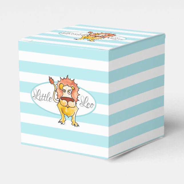 Zodiac Leo Favor Boxes (Front Side)