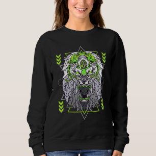 Zodiac Leo Inspired Lion Symbol Related Lion Sign Sweatshirt