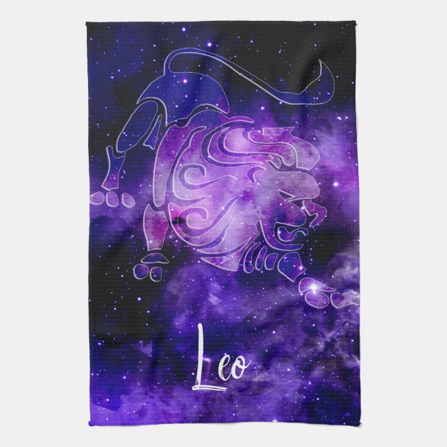 Zodiac : Leo Kitchen Towel (Vertical)